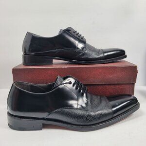 Mezlan Soka Men's Black Leather Oxford Dress Shoes Size 11M